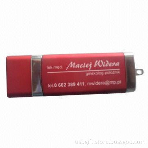 USB flash disk, 4GB capacity, slim plastic, commercial USB, promotional gift